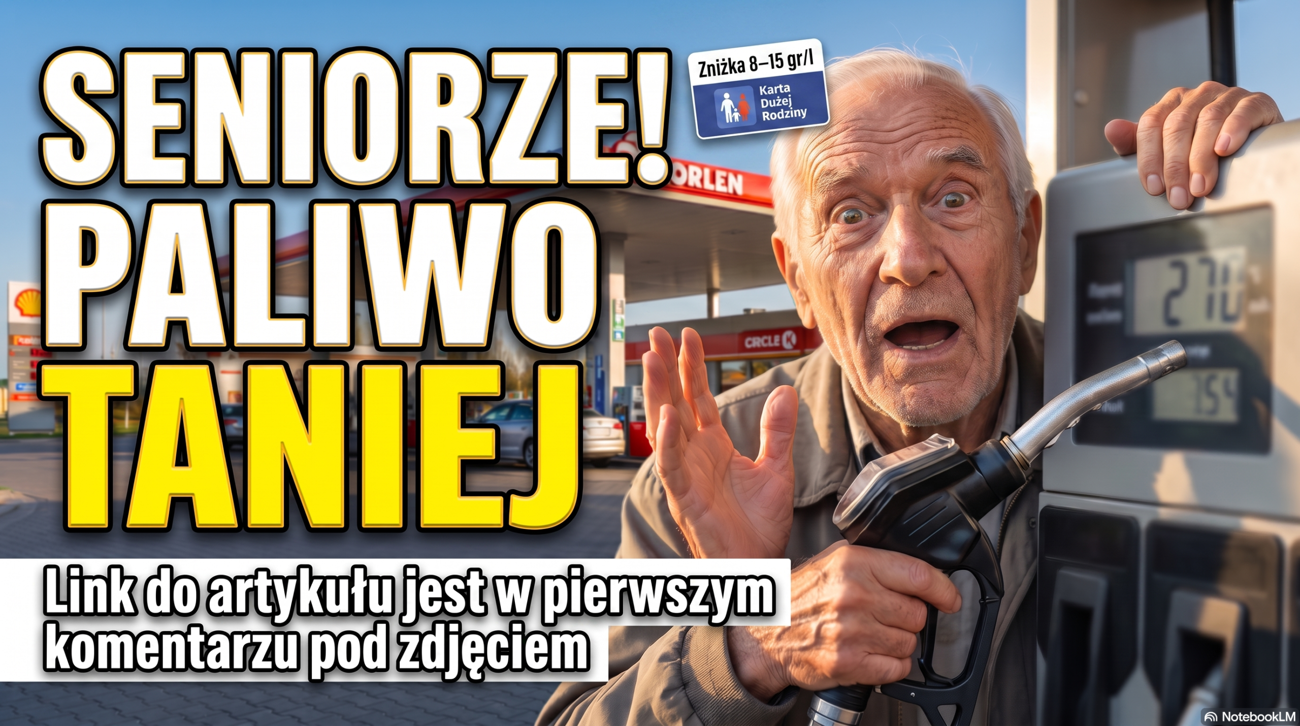 You are currently viewing Tanie paliwo dla seniora w 2026 roku: Zapomniany dokument, który obniża rachunki na stacjach benzynowych. Jak zyskać Kartę Dużej Rodziny jako emeryt?