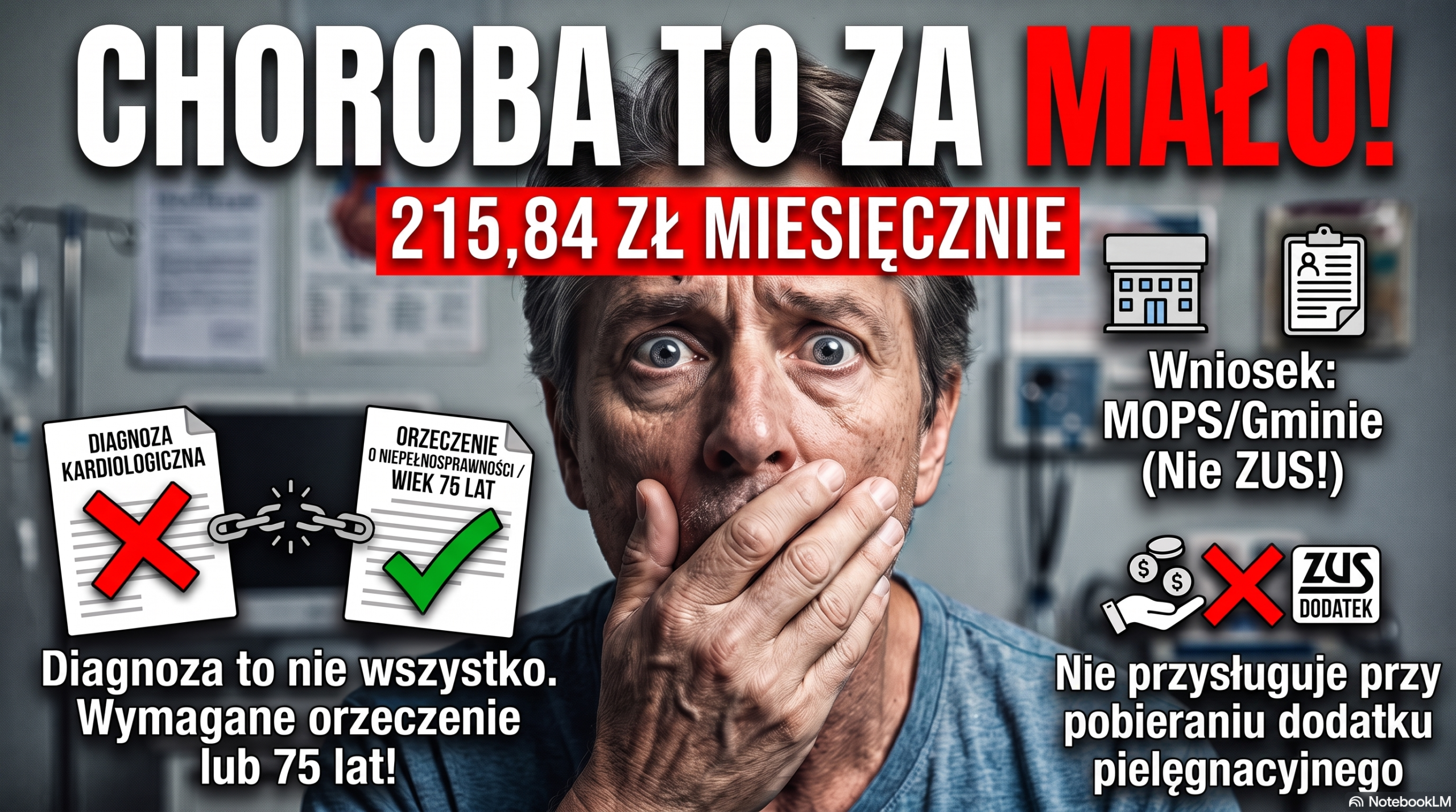 You are currently viewing Zasiłek pielęgnacyjny przy chorobie serca: Jak skutecznie ubiegać się o świadczenie i omijać urzędnicze pułapki?