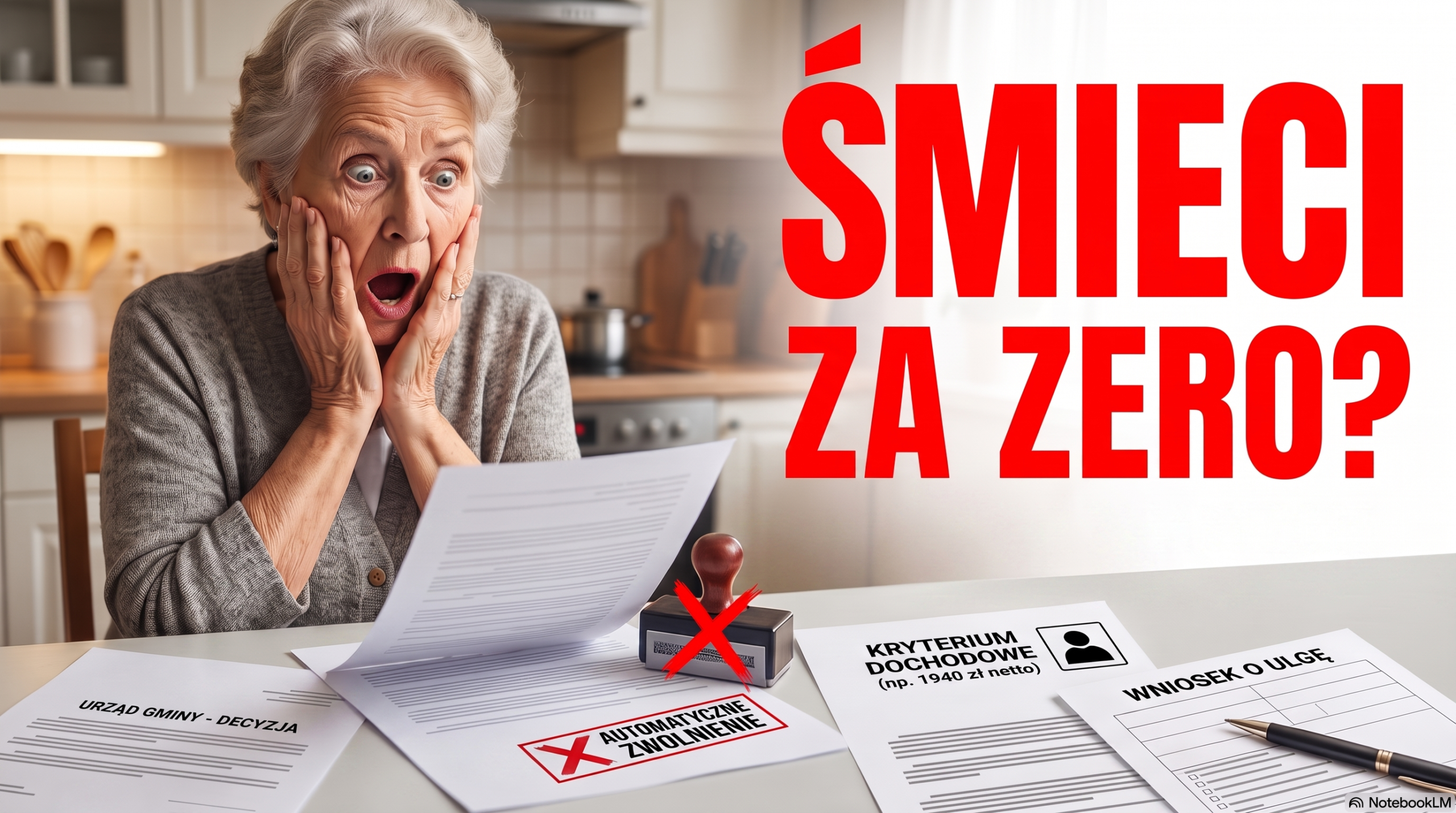 Read more about the article Zwolnienie z opłat za śmieci dla emerytów w 2026 roku. Sprawdź, jak uniknąć biurokratycznych pułapek i skorzystać z lokalnych ulg!